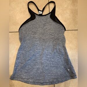 Old Navy Active Go Dry Gray/Black Workout Tank. Size: Small